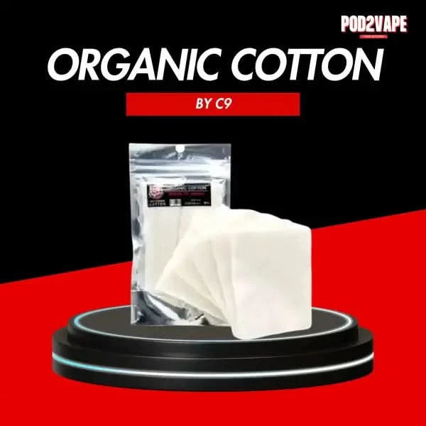 สำลีบุหรี่ไฟฟ้า organic cotton ใช้งานง่าย สะอาด อุ้มน้ำยาบุหรี่ไฟฟ้าดีเยี่ยม