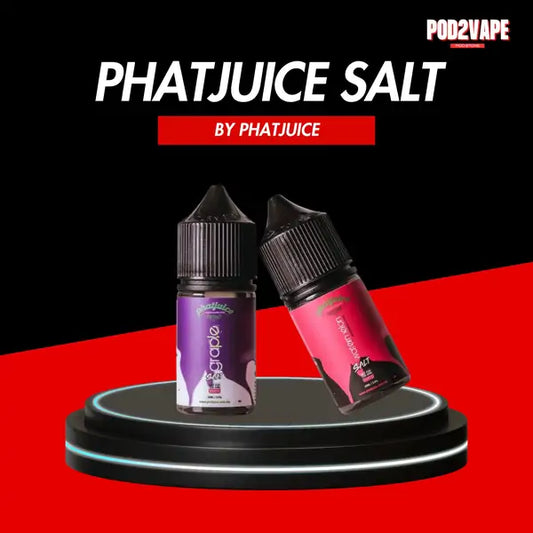 น้ำยาองุ่นยาว ซอลนิค ยอดนิยมอันดับ 1 Phatjuice salt nic