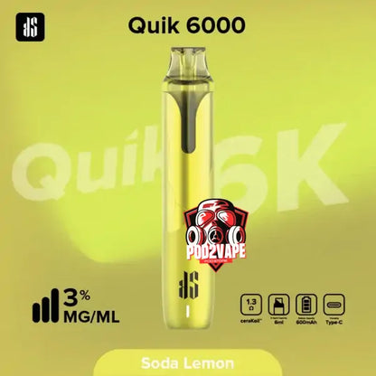 Ks quik 6000 puffs lemon soda