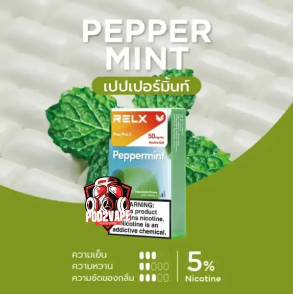หัว Relx pro 2 pepper mint nic50
