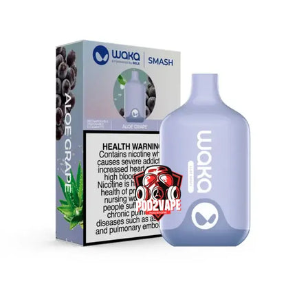 Relx waka smash 6000 puffs aloe grape