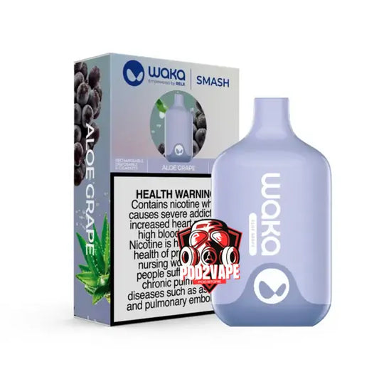 Relx waka smash 6000 puffs aloe grape