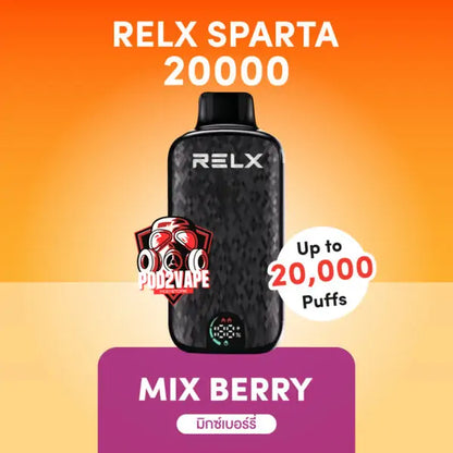 Relx sparta 20000 puffs mixberry