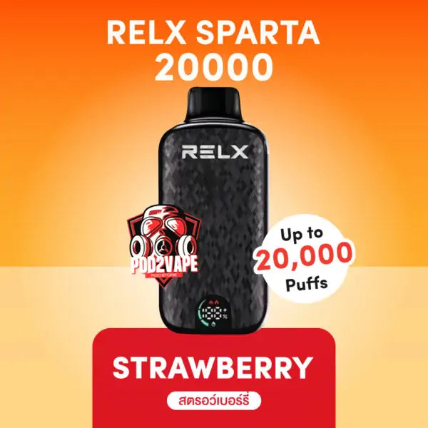 Relx sparta 20000 puffs strawberry