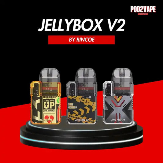 Rincoe jellybox v2 kit พอตไซส์เล็ก ฟีลสูบดีเยี่ยม มีหลากหลายสี