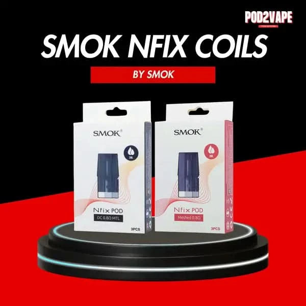 คอยล์ Smok nfix coil 0.8 ohm กล่องมี 3 ตัว รีดกลิ่นชัด ฟีลสูบดี
