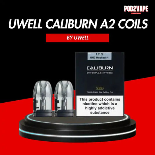 คอยล์ Uwell caliburn a2 coils กล่อง 4 มีชิ้น ใช้กับน้ำยาซอลนิค