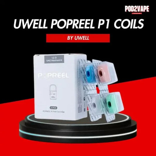 คอยล์ Uwell popreel p1 coils สำหรับพอตไฟฟ้า Popreel p1 / pk1 กล่องนึงมี 4 ตัว