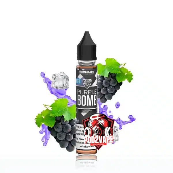 Vgod salt nic purple bomb iced nic25