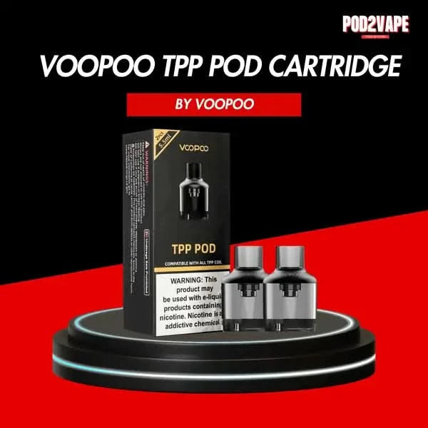 หัวบุหรี่ไฟฟ้า Voopoo tpp empty cartridge กล่องมี 2 ชิ้น ยอดนิยม